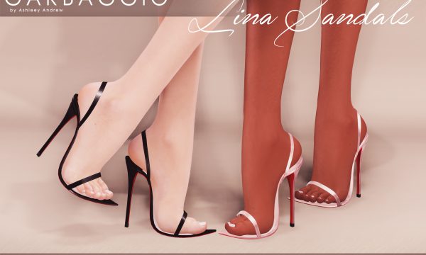 Garbaggio - Lina Sandals. Individual L$99 each | Mini Pack L$299 | Fatpack L$499. Demo Available ★.