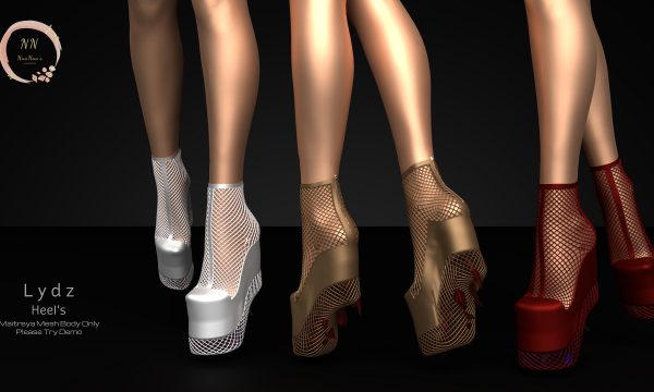 NaaNaa's - Lydz Heel. Individual L$250 each | Fatpack L$999. Demo Available ★.