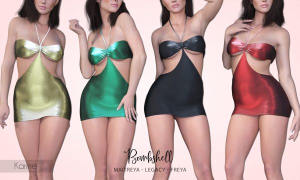 Bombshell - Karine. Individual L$188 each | Fatpack L$1,188 Demo Available.