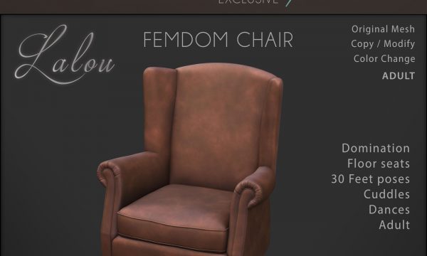 Lalou - Femdom Chair. L$1950.