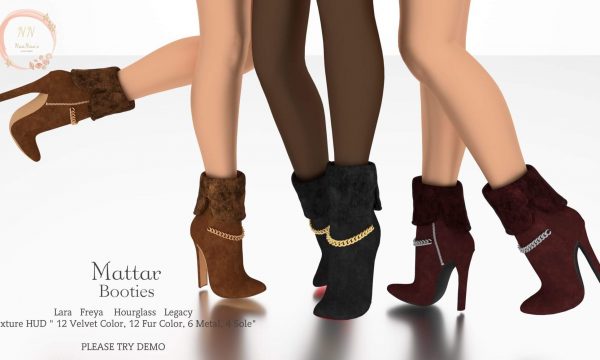 NaaNaa's - Mattar Booties. L$399 Demo Available ★.