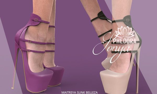 phedora - Sonya Heels. Mini Packs L$199 | Fatpack L$399 | Megapack L$599 Demo Available ★.