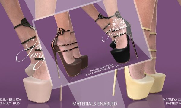 phedora - Sonya Heels. Mini Packs L$199 | Fatpack L$399 | Megapack L$599 Demo Available ★.