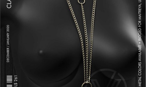 Vobe - Claudia Body Chain. Individual L$289 | Fatpack L$1,299 Demo Available.