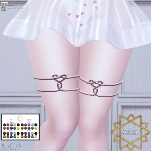 Ama. – Get My Heart Leg Straps.