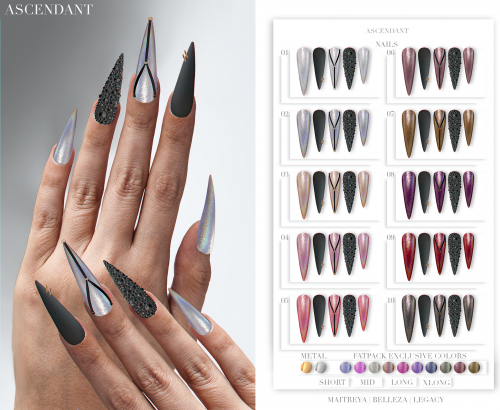 Ascendant – Hot Twinkle Nails .