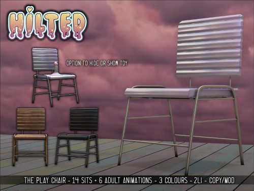 HILTED – Play chair.