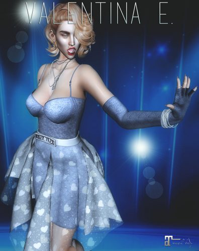 Valentina E. – Madonna Ensemble & Modern Love Veil.