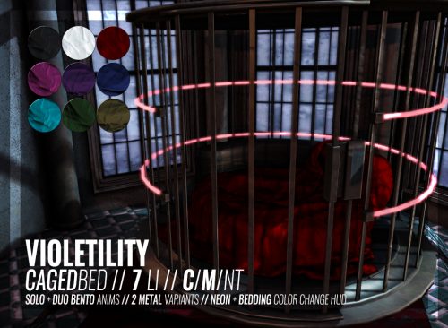 Violetility – Caged Bed.