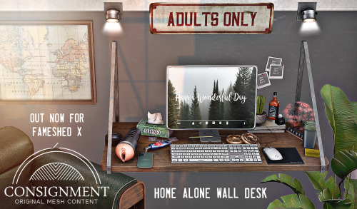 Consignment – Home Alone Wall Desk.