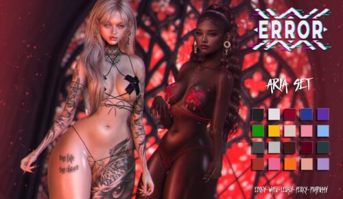 #ERROR - Aria Lingerie Set.