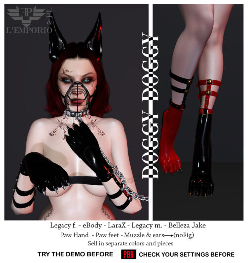 L'Emporio&PL - Doggy Doggy Hands & Feet & Doggy Dogg Muzzle & Ears.