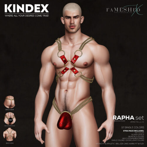 KINDEX - Rapha Harness & B Pouch, Pride 25 Harness & Pride B Pouch.
