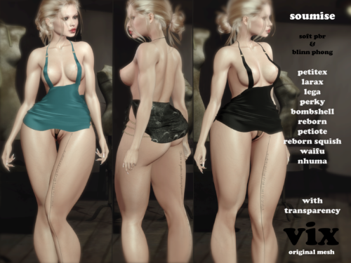 vix - Soumise Dress & Tattoos.